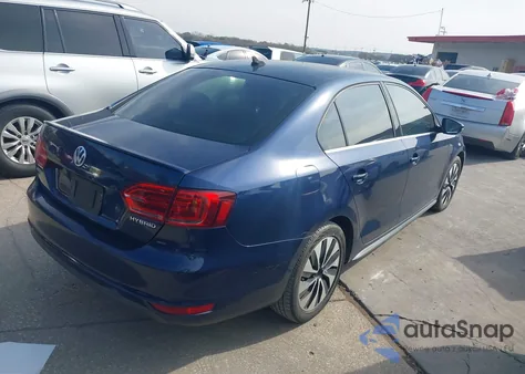 2013 Volkswagen Jetta Hybrid Sel Premium from USA, damaged, VIN 3VW637AJ5DM228108